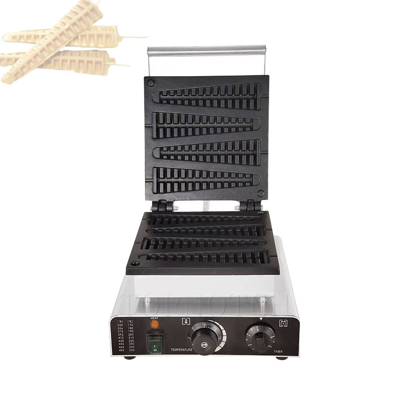 業務用パインツリーワッフルメーカーマシン 4個取り魚骨型ミニ - Mini Waffle Maker Machine のレビューと価格