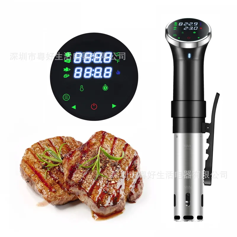 デジタル表示付きの、ステーキやシーフードを低温でじっくりと調 - Digital Sous Vide Precision Cooker のレビューと価格
